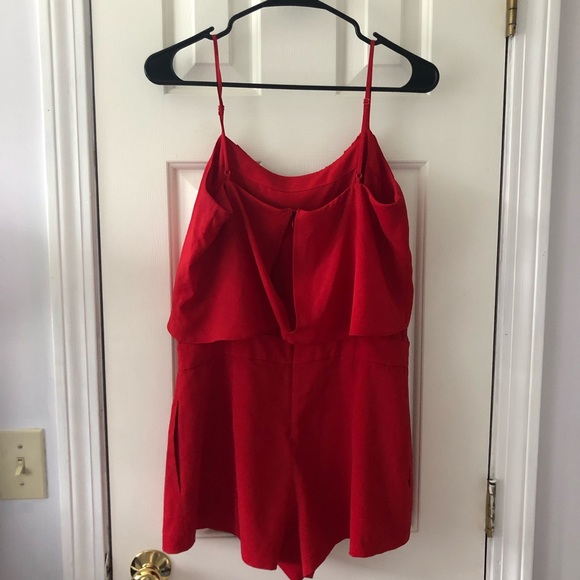 Red Romper from BEBE - Picture 2 of 5